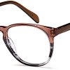 Brooklyn D111 Ladies Round Acetate Frame
