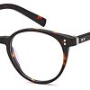 BrooklynD114 Unisex Retro Round Acetate Frame