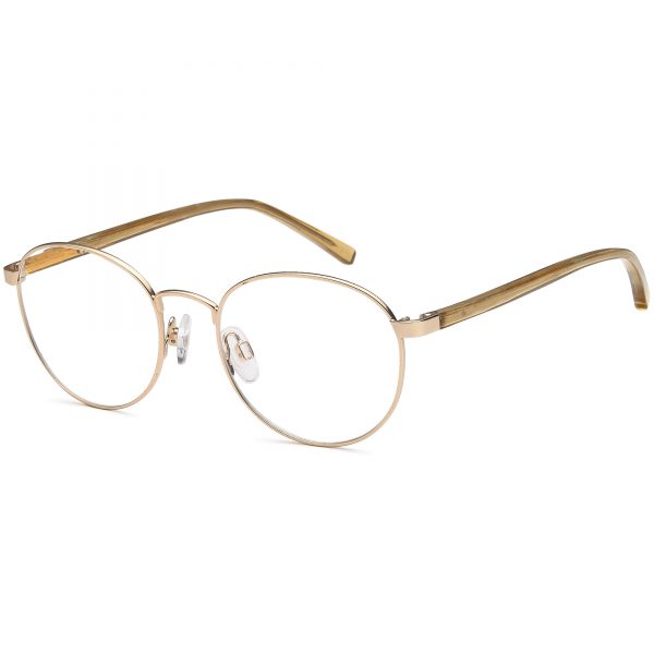 Brooklyn D162 Retro Round Metal Frame