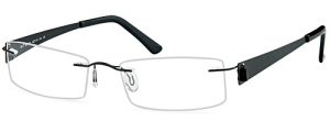 Emporium 7560 Unisex Designer Rimless