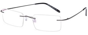 Emporium 7586 Unisex Designer Rimless